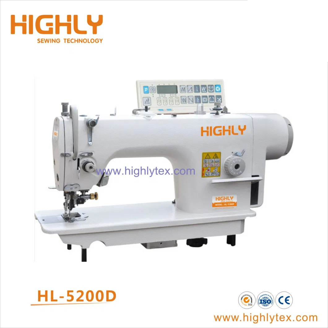 High Speed Single Needle Lockstitch Sewing Machine with Side Cutter