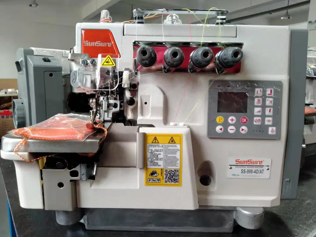 Automatic Direct Drive Super High Speed Four Thread Somputer Overlock Sewing Machine Series Ss-988-4D/at