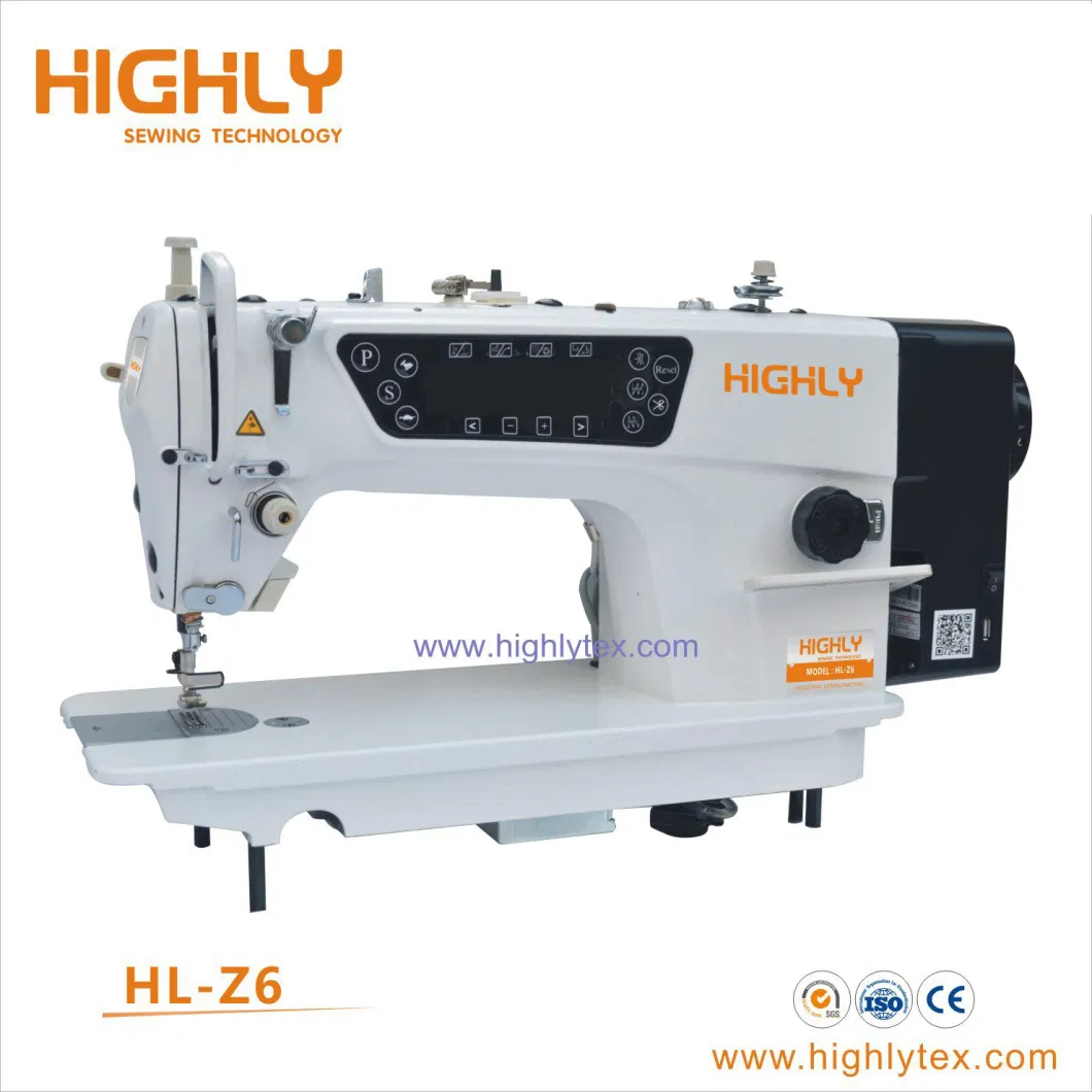 Highly Full Automatic Direct Drive Computerized Single Needle Lockstitch Industrial Sewing Machine