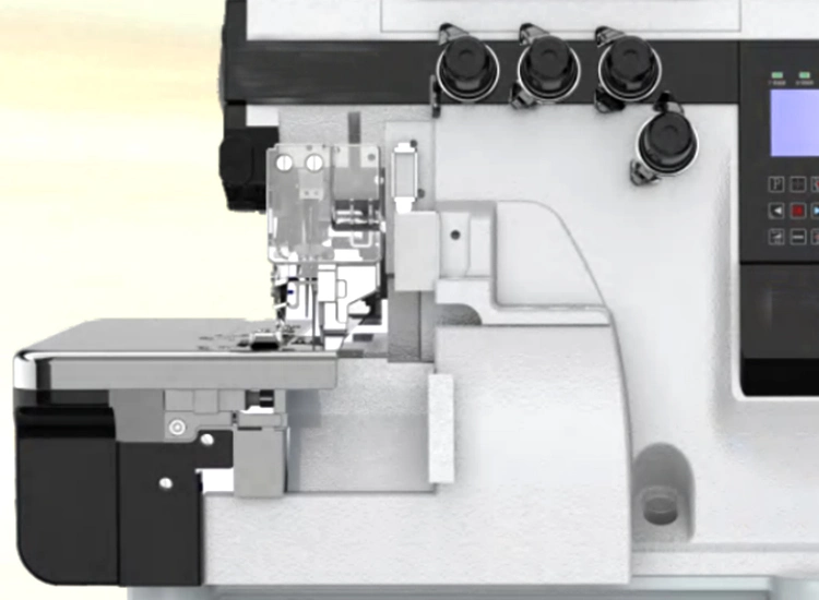 Direct Drive Computerized Overlock Industrial Sewing Machine with Auto Thread Trimmer
