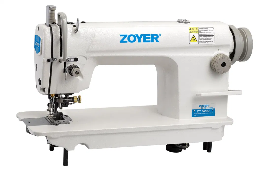 Zy5200 Zoyer High Speed Lockstitch Industrial Sewing Machine with Side Cutter