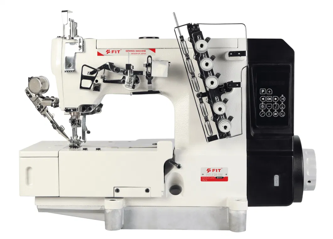 Fit-F28-Sm High Speed Flatbed Stepping Motor Interlock Sewing Machine