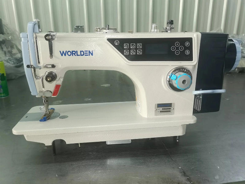 Worlden W6-D3/D4 High Speed Automatic Lockstitch Sewing Machine with Auto-Trimmer &amp; Auto-Reversing Stitch Position Function