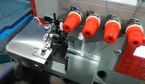 Directly Drive Super High Speed Overlock Sewing Machine with Stepping Motor&Auto Trimmer Ss-6f-4D/at