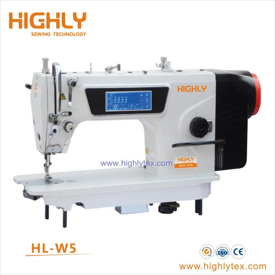 Highly Full Automatic Direct Drive Computer Single Needle Lockstitch Sewing Machine