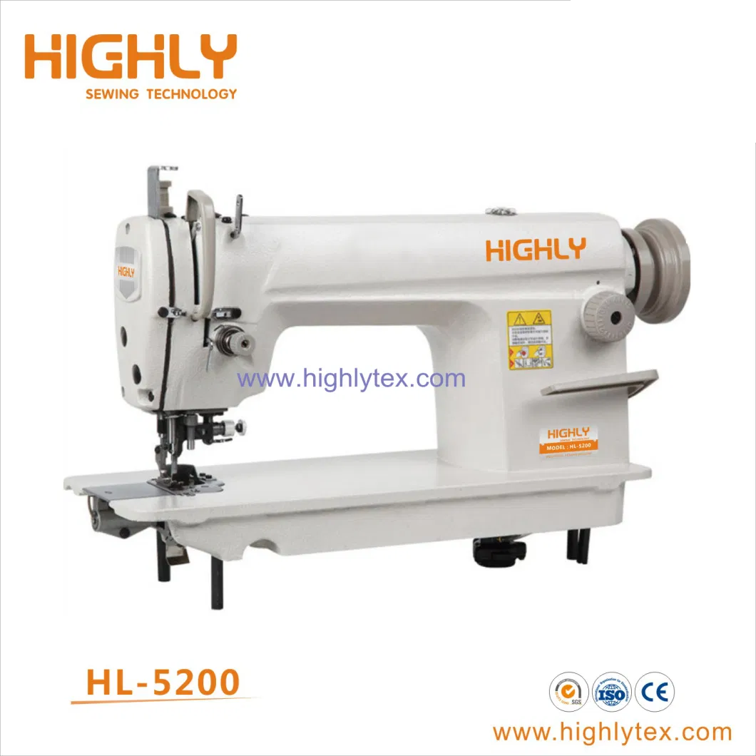High Speed Single Needle Lockstitch Sewing Machine with Side Cutter