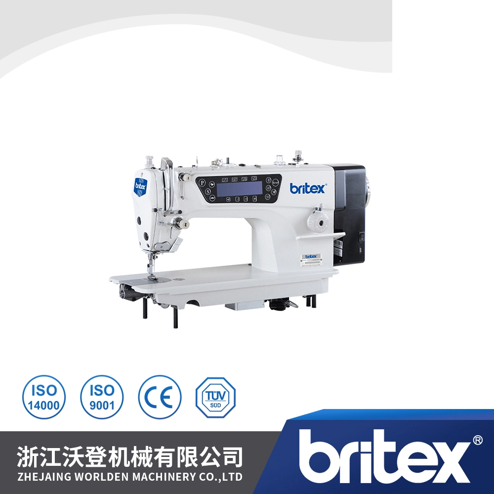 Br-B4 Touch Panel Direct Drive Lockstitch Machine with Auto-Trimmer and Auto Pressure Foot