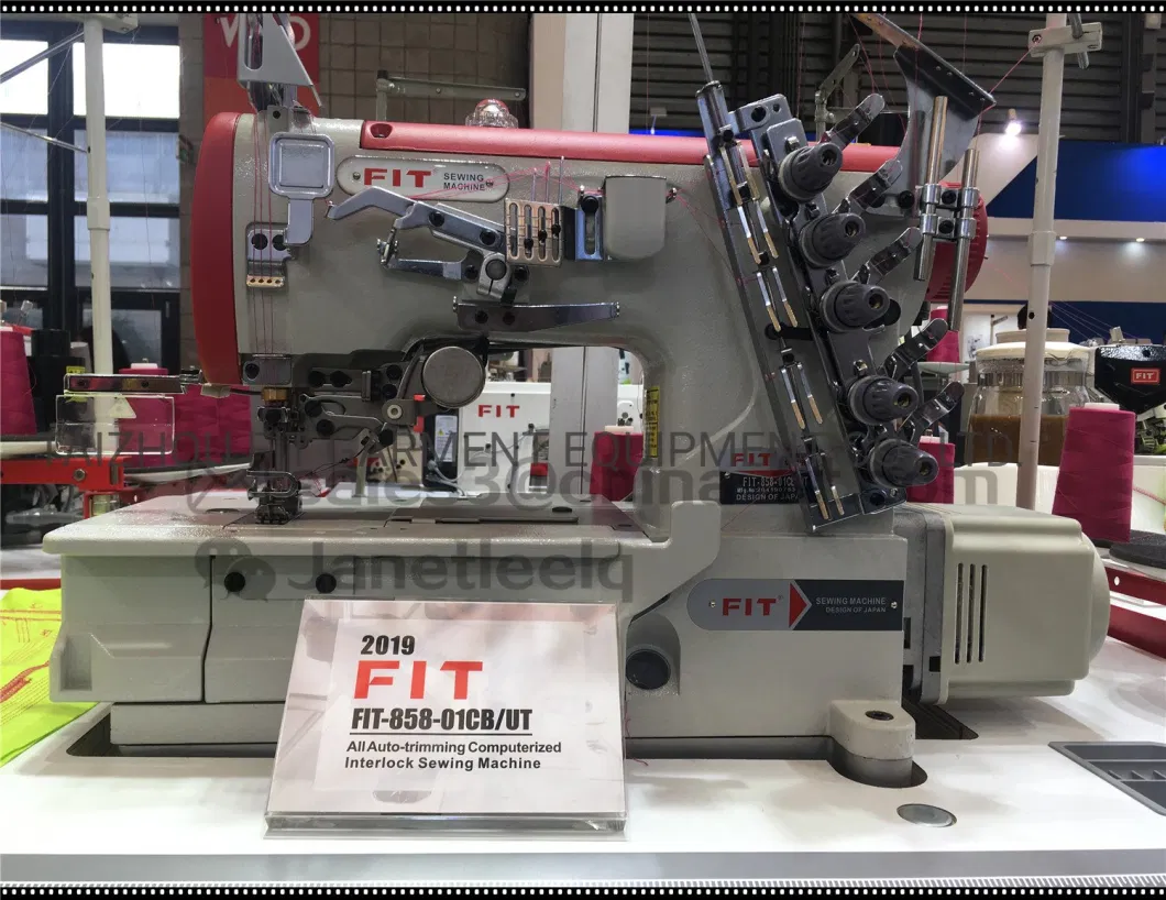 Interlock Sewing Machine with Auto Thread Trimmer (FIT858-01CB/UT)