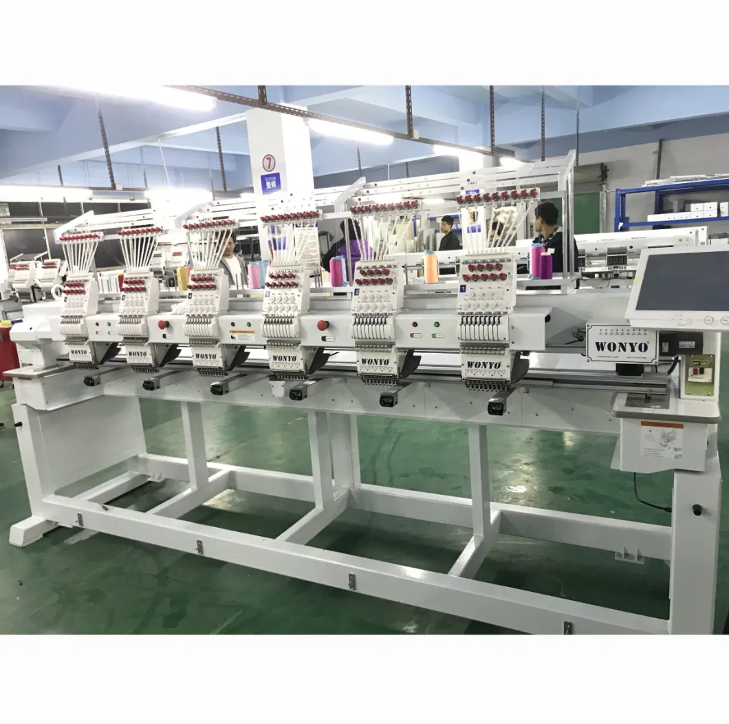 Custom Design Restaurant Hotel Clothing Group Embroidery Logo Embroidery Machine Sewing Machine for Sale with 6 Heads at Factory Price