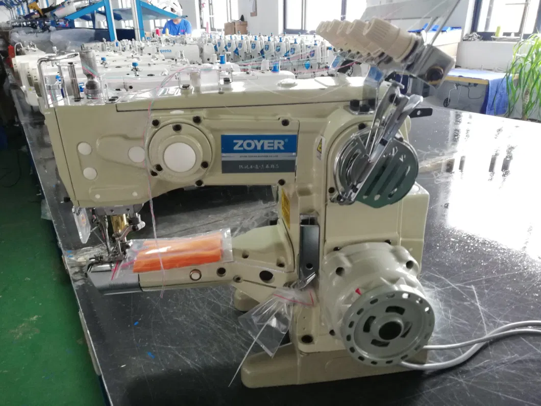 Zy1500da Zoyer Direct Feed-on Type Cylinder Bed Interlock Sewing Machine with Auto Trimmer