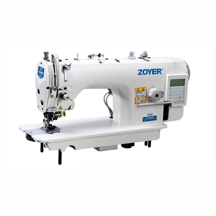 Zy5200-D3 Zoyer Direct Drive Auto Trimmer High Speed Lockstitch Industrial Sewing Machine with Side Cutter