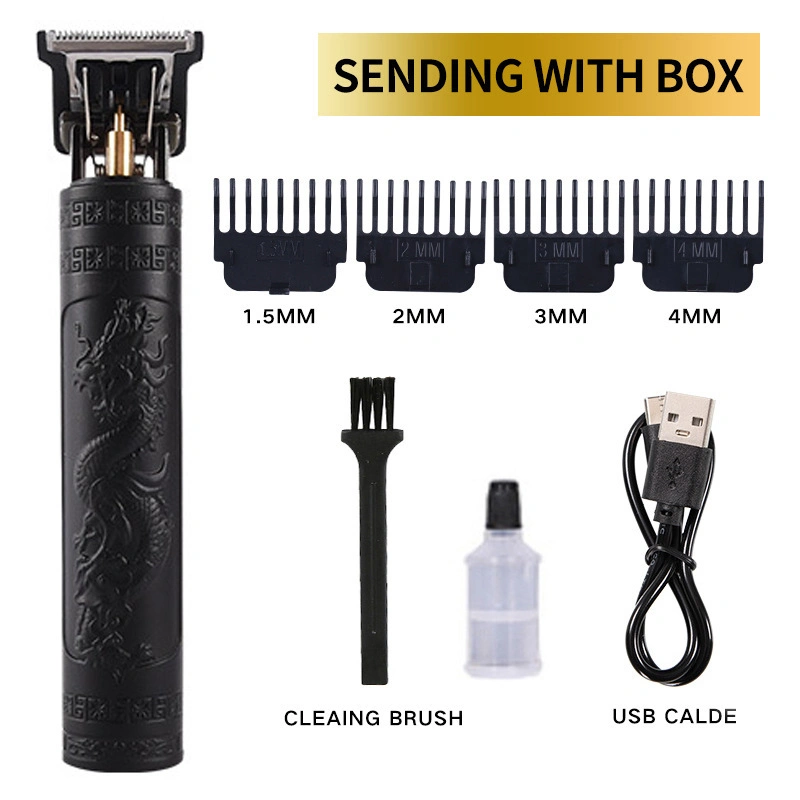 Afeitadora Man Hair Clipper Hairdresser Vintage T9 Hair Trimmer Beard Whiskers Shaver Trimmer Electric Hair Scissors