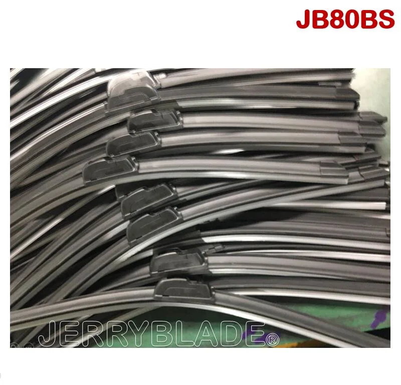 Jb80BS Universal Wiper Blade Hook Wiper Aerodynamic Centric Spoiler Premium Natural Rubber Top Seller Competitive Flat Wiper Cheap Frameless Wiper Beam Blade