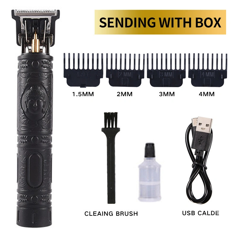 Afeitadora Man Hair Clipper Hairdresser Vintage T9 Hair Trimmer Beard Whiskers Shaver Trimmer Electric Hair Scissors