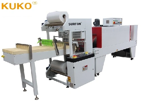 Multiple adhesive Material Color Tapes Automatic Shrink Wrapping Packaging Device for PE Film Shrinking