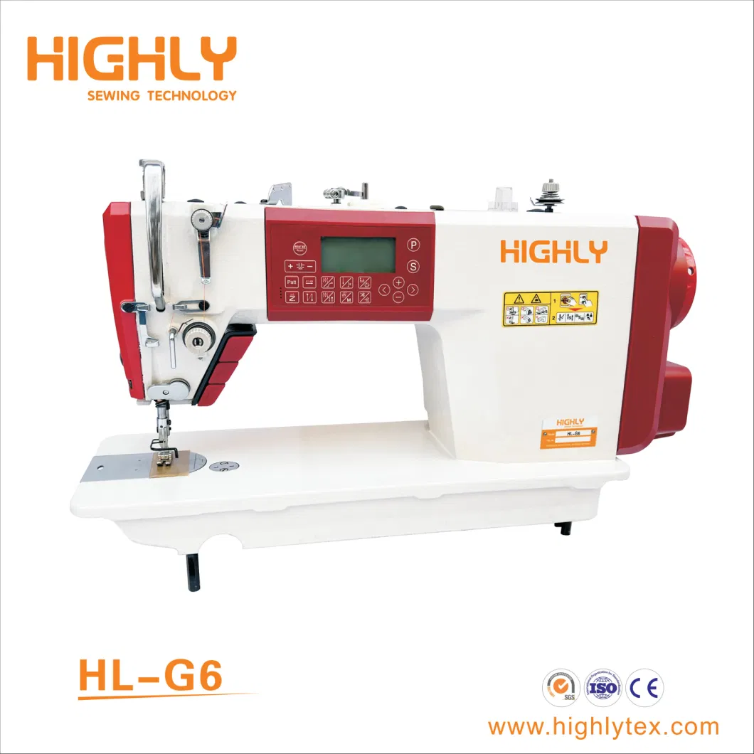 Highly Full Automatic Direct Drive Computer Single Needle Lockstitch Sewing Machine