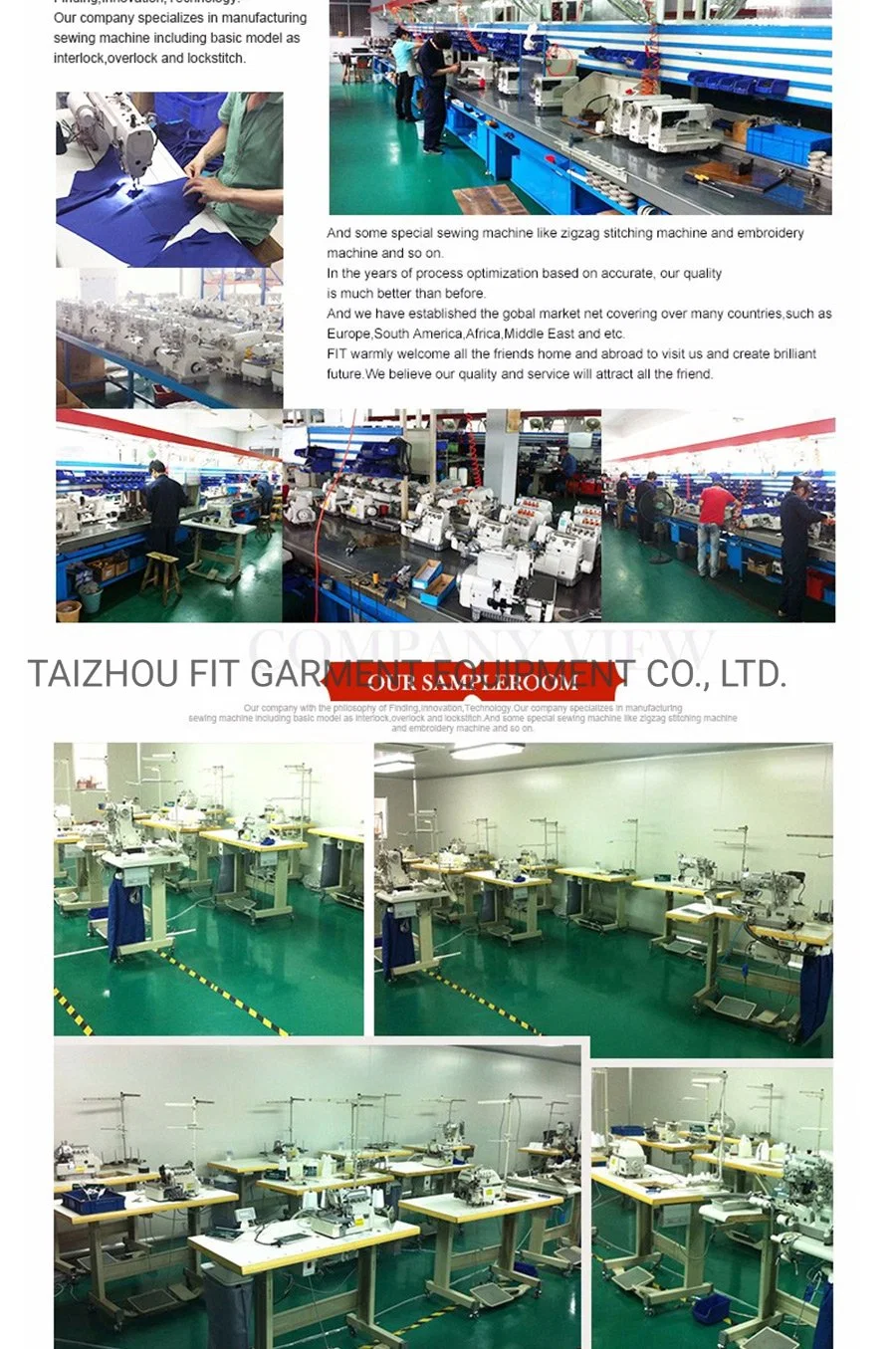 Double Needle Flat-Bed Belt Loop Machine with Cutter for Jeans (FIT 2000C)