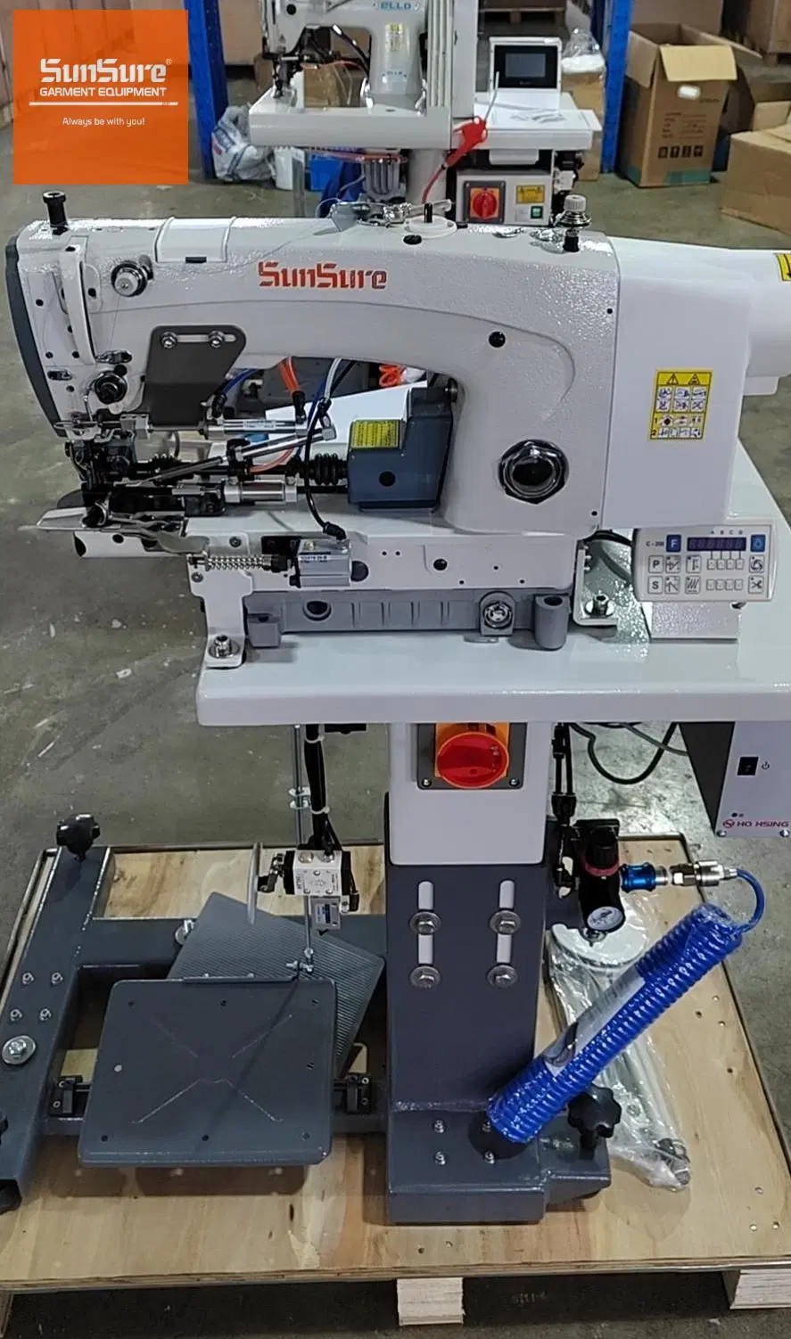 Direct Drive Bottom Hemming Machine with Auto Trimmer