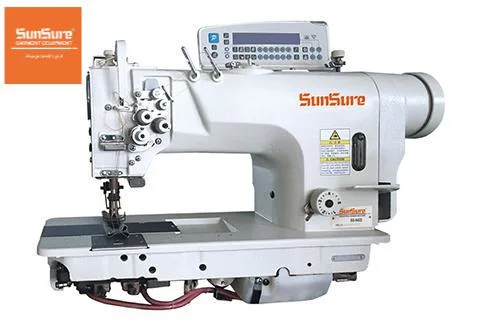 High Speed Direct Drive Double Needle Sewing Machine with Auto Trimmer (Micro Oil) Ss-8422