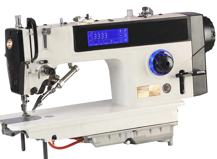 Computerized Single Needle Lockstitch Industrial Sewing Machine with Side Cutter