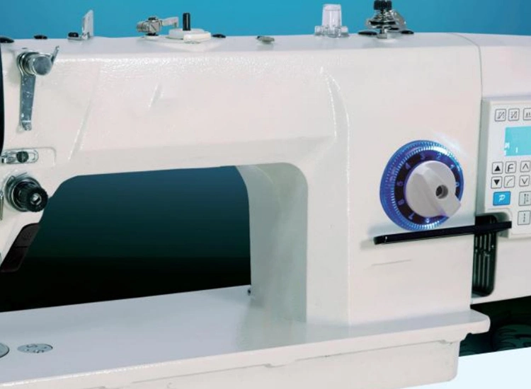 Direct-Drive Sewing Machine for Sewing Jeans with Automatic Thread Trimmer