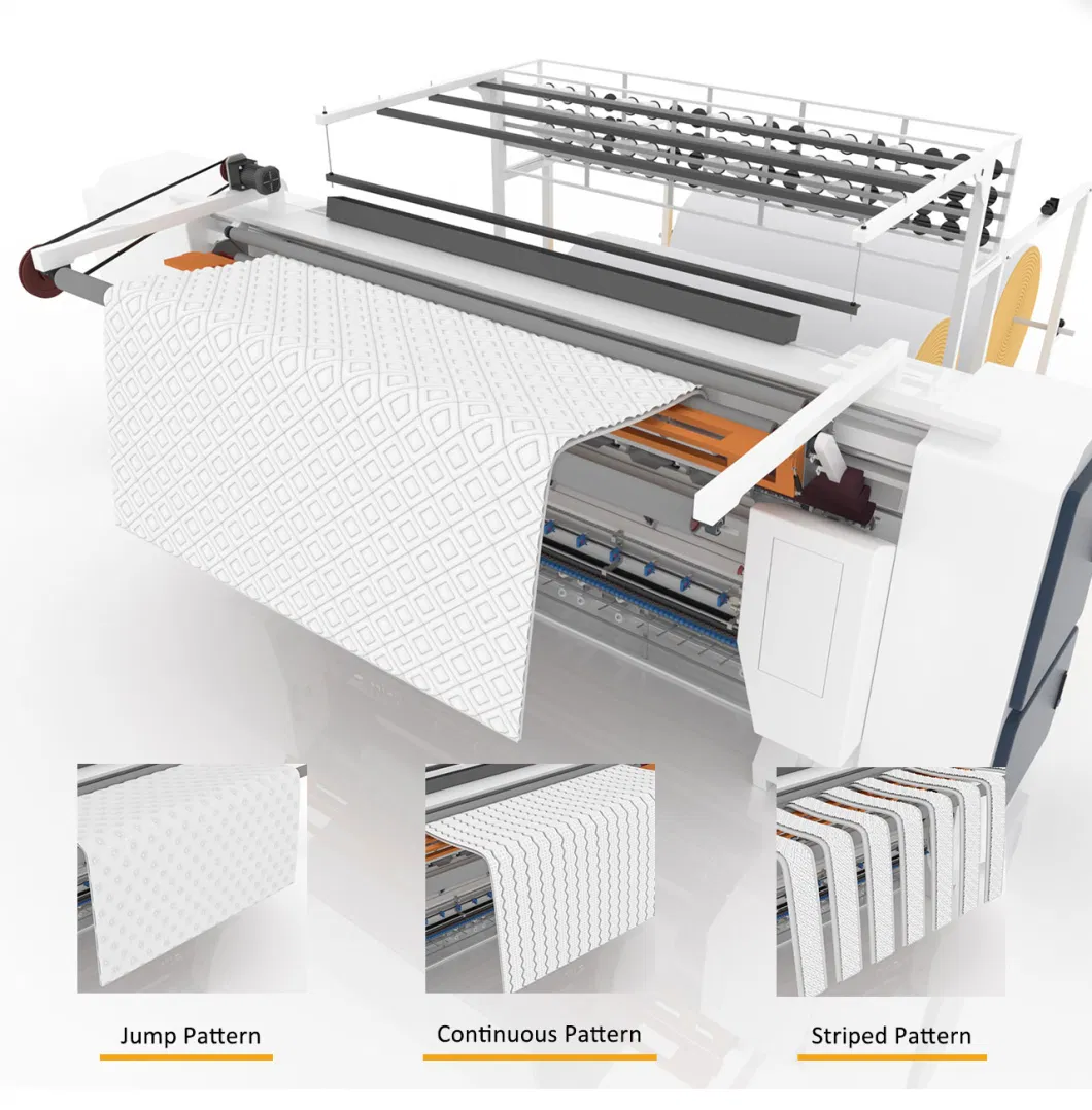 Mattress Border Sewing Computerized Chain Stitch Multi-Needle Mattress Quilting Machine