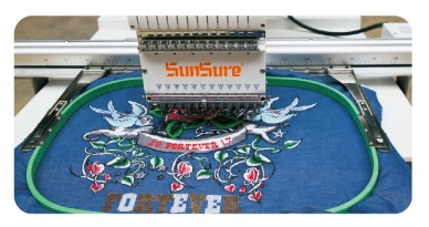 Single Head Embroidery Machine with Automatic Thread Trimmer and Auto Color Change