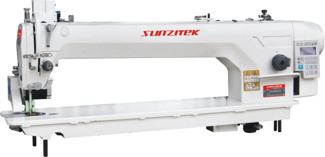 Long Arm Direct Drive Lockstitch Sewing Machine with Automatic Thread Cutting, Footlifter and Puller
