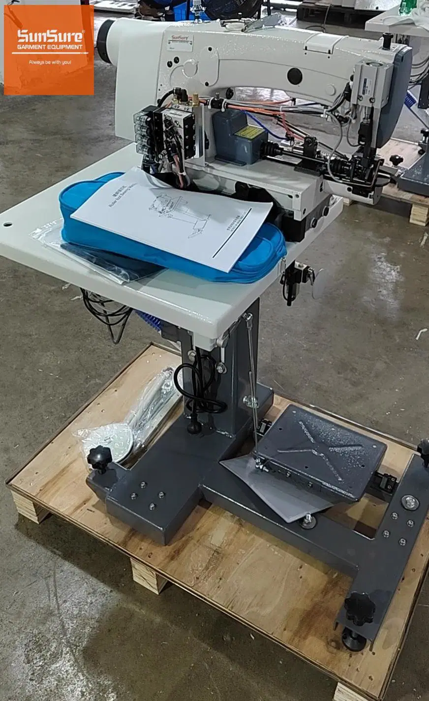 Direct Drive Bottom Hemming Machine with Auto Trimmer