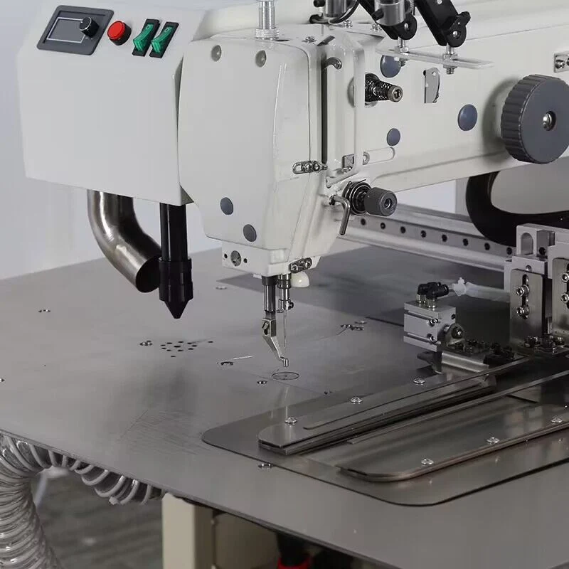 Highly Automatic Garment Clothing Pocket Welting Sewing Machine with Laser Cutter