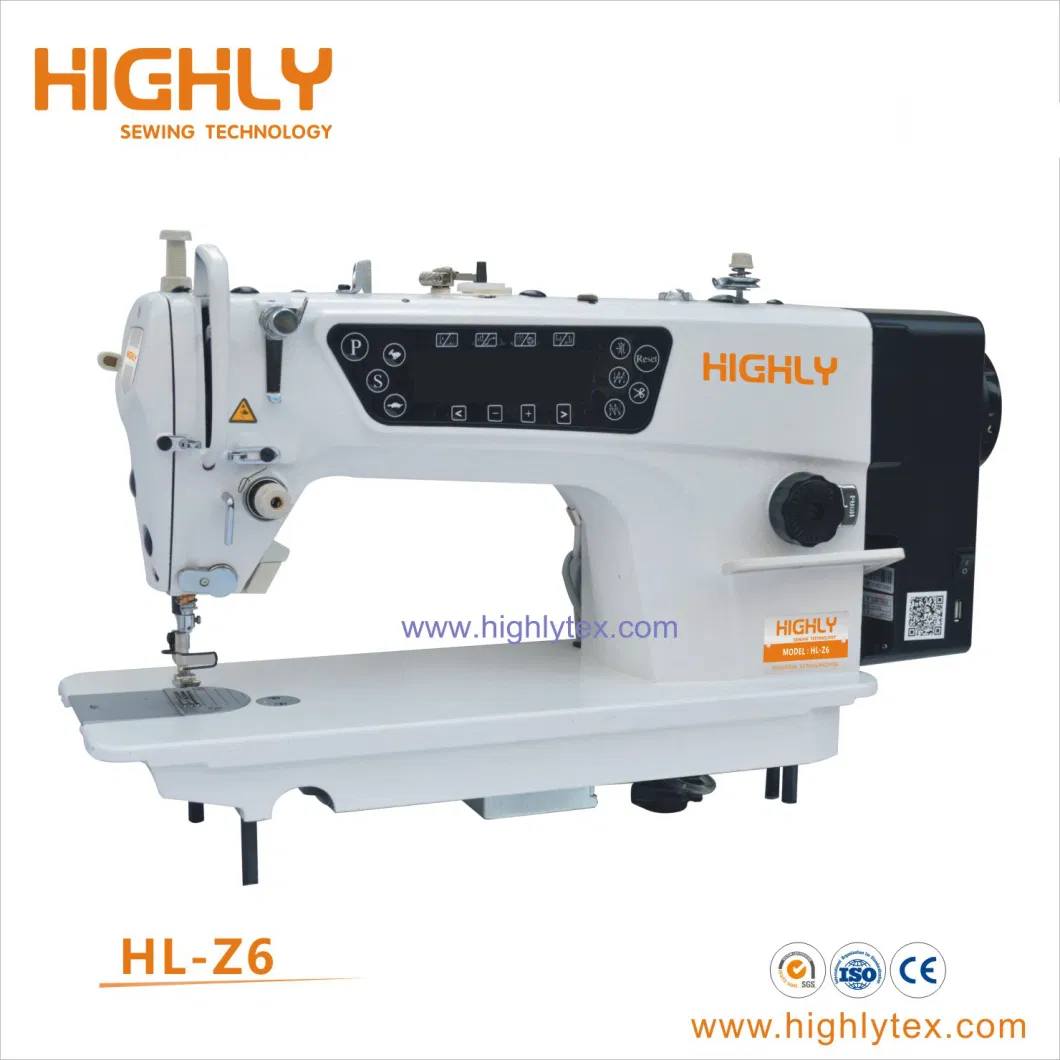 Highly Full Automatic Direct Drive Computer Single Needle Lockstitch Sewing Machine