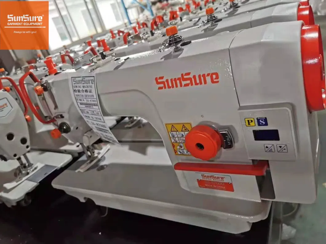 China Brand Sunsure High Speed Direct Drive Electronic Bar-Tacking Sewing Machine Ss-430d