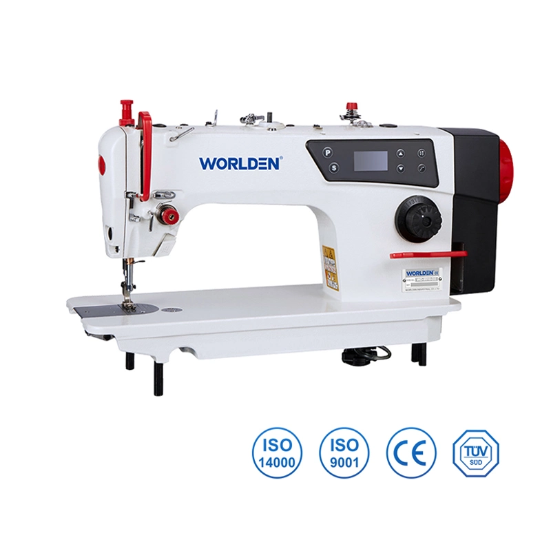 Worlden W6-D3/D4 High Speed Automatic Lockstitch Sewing Machine with Auto-Trimmer &amp; Auto-Reversing Stitch Position Function