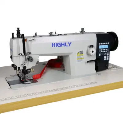 Máquina de costura de cuero con alimentación superior e inferior de accionamiento directo con Encuadernadora y cortadora lateral