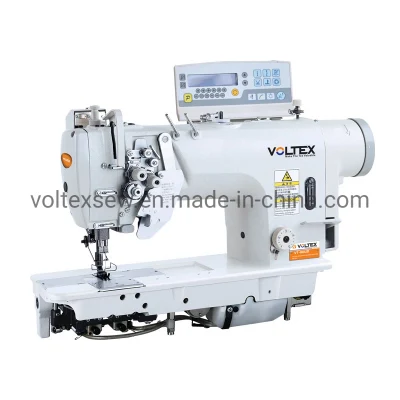 Voltex VT-8752D4 máquina automática de costura de aguja doble recorte automático