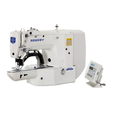 Sk1900ass máquina de coser de barra electrónica de accionamiento directo de alta velocidad