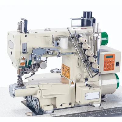 Máquina de corte de rosca automática de proveedor de fábrica costura de alta velocidad pequeña La boca de bloqueo de costura máquina de costura ropa de costura
