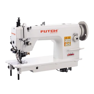 FQ-0312 máquina de costura industrial de servicio pesado con cortador lateral