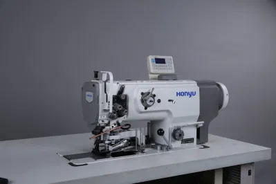 HY-1510BAE-7 de corte de la transmisión directa y vinculante de la máquina para productos de ropa de cama, una aguja, la máquina de coser industriales