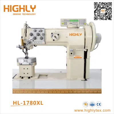 Hl-1780L-7 Post multifunción Cama Doble aguja Navegar Tienda máquina de coser