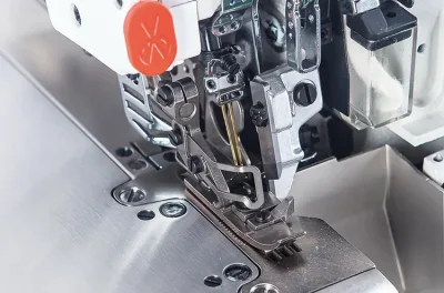 Máquina de costura de bloqueo de alta velocidad paño eléctrico de corte automático de rosca Máquina de coser