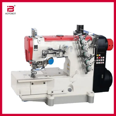 Máquina de costura pequeña de bloqueo de lecho de cilindro de rosca automática de alta velocidad para Accesorios para automóviles