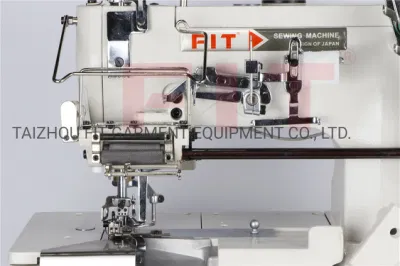 Transmisión directa de cama plana la máquina de coser de Bloqueo con dispositivo elástico colocar500d-05CB