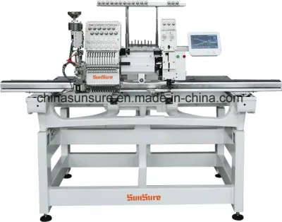 Máquina de bordado de costura industrial mixta multifunción 1+1 (plana+enrollado)