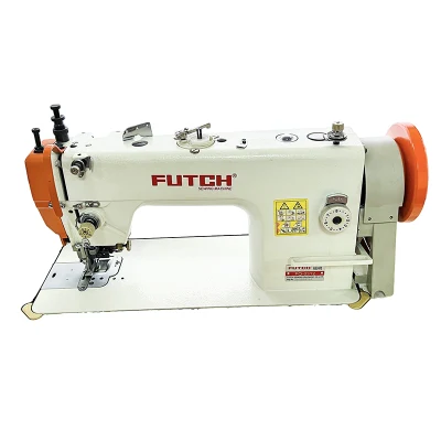 Fq-0312 Cuero máquina de coser industriales pesadas con el típico corte lateral