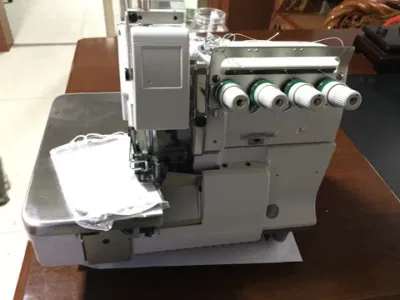BR-700-5W Super High Speed Fivve Thread Overlock de aguja ancha Máquina de coser