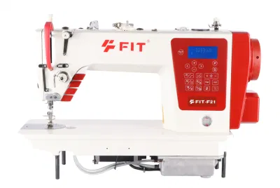 Patrón de costura especial totalmente informatizado máquina de costura de costura con costura Fit-F21