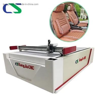 Herramienta de corte CNC automática de las fundas de asiento de coche Proveedor de máquina de corte de cuero