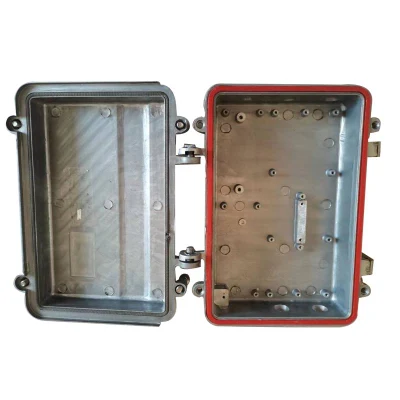 Caja de carcasa resistente al agua de piezas moldeado a presión de precisión de aleación de aluminio ADC10/ADC12 Para Telecom