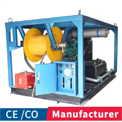 La máquina de energía hidroeléctrica Jetter Diesel Equipos de limpieza de alcantarillas de alta presión Cleaner